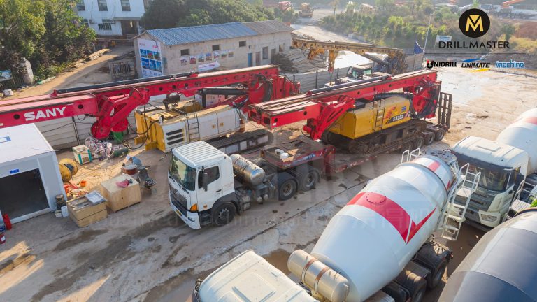 Used SANY SR235 Rotary Drilling Rig – Middle East